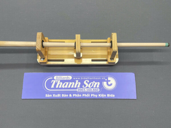 Dụng cụ chỉnh thẳng cơ BiDa ( Gỗ thông, Di chuyển được hai bên)
