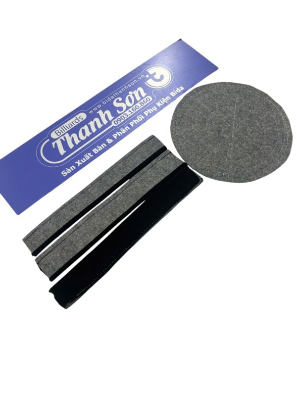 BỘ LÓT MÁY LAU BI 3 TRÁI - NỈ DÁN