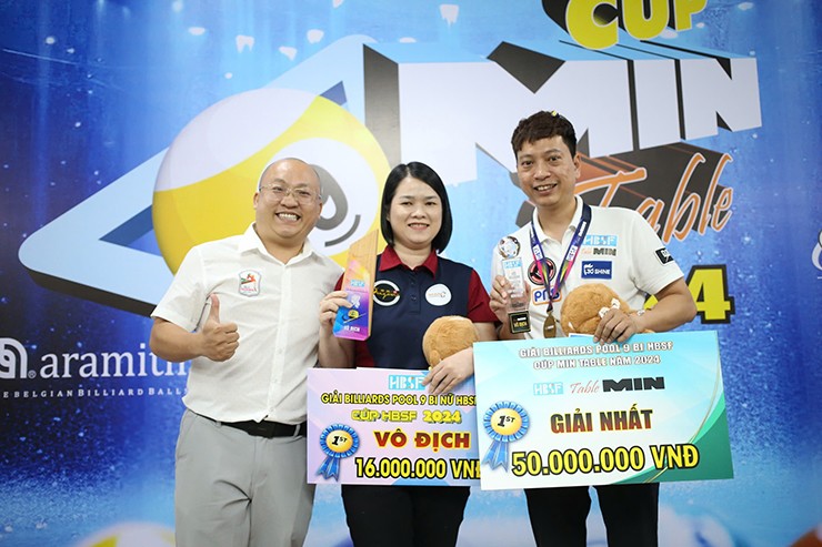 Bùi Xuân Vàng (giữa) Tiếp Tục Thống Trị Làng Pool Nữ Việt Nam
