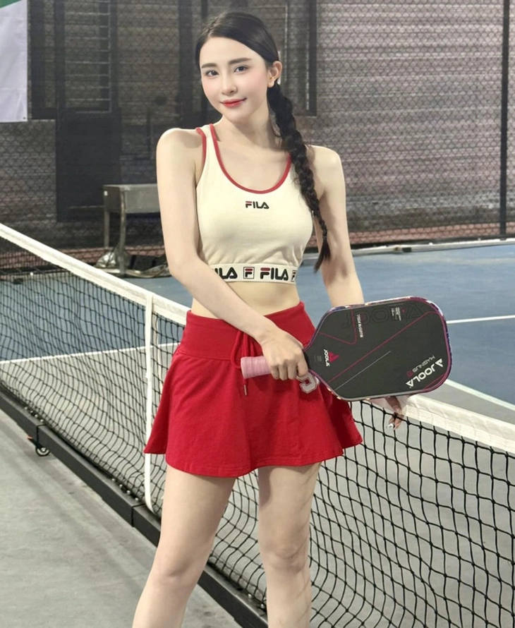 Diễn Viên Quỳnh Nga Cũng Không Nằm Ngoài Trào Lưu Chơi Pickleball.