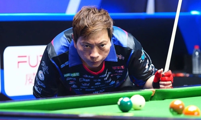 Dương Quốc Hoàng Tại Một Giải Pool Ở Trung Quốc Ngày 26:5:2025. Ảnh- Fbnv