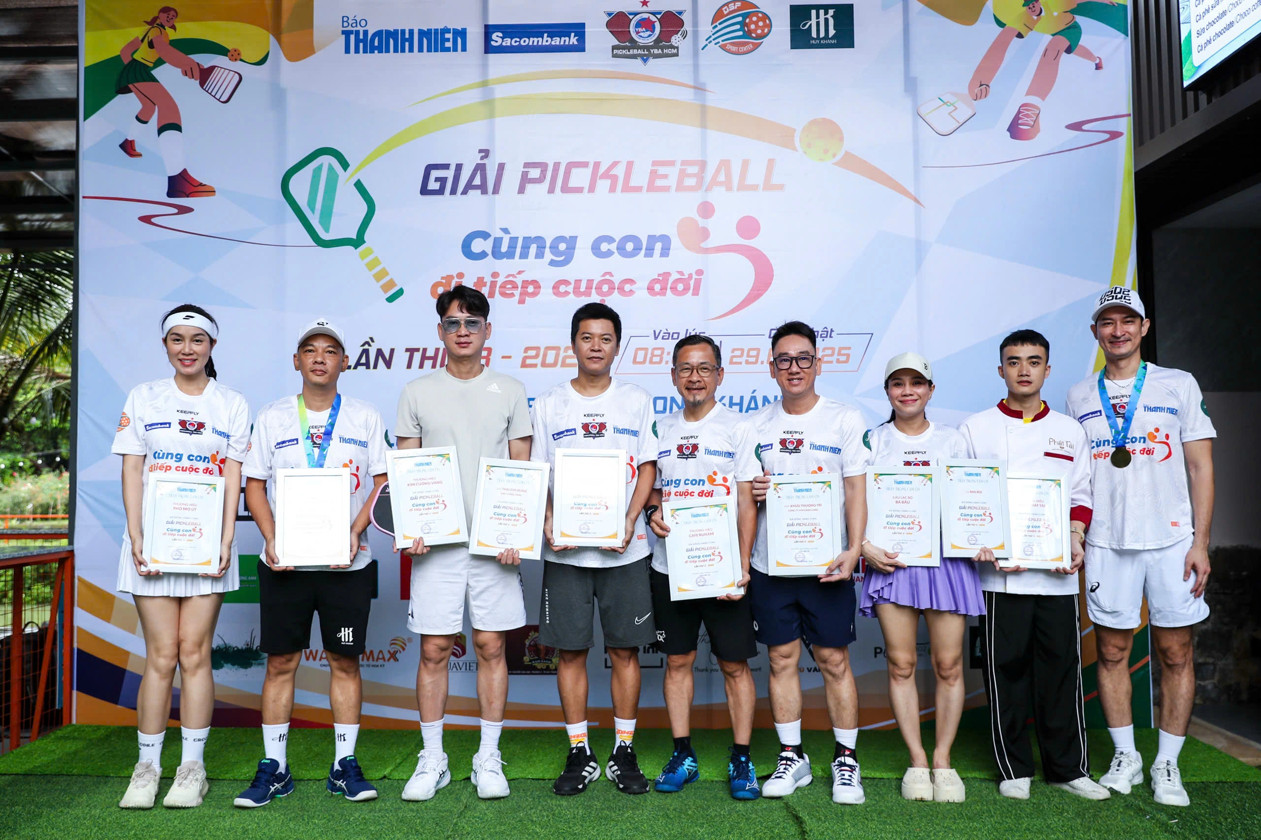 Đại Diện Các đơn Vị, Nhà Hảo Tâm, Những Người Cùng Chung Tay Tổ Chức Giải Pickleball