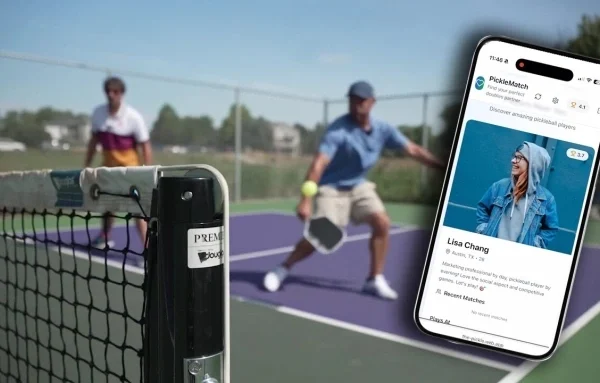 Giao Diện Ứng Dụng Picklematch Phiên Bản điện Thoại. Ảnh- Pm