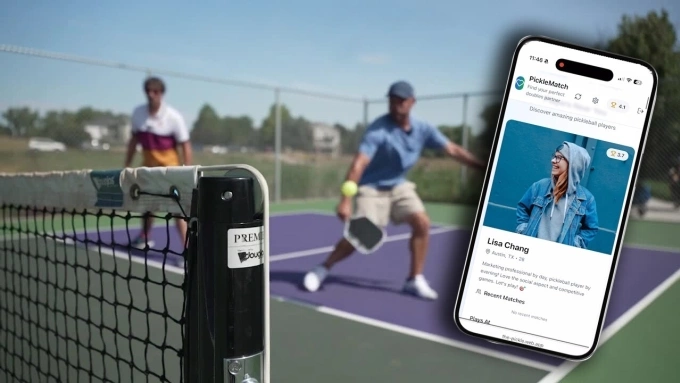 Giao Diện Ứng Dụng Picklematch Phiên Bản điện Thoại. Ảnh- Pm