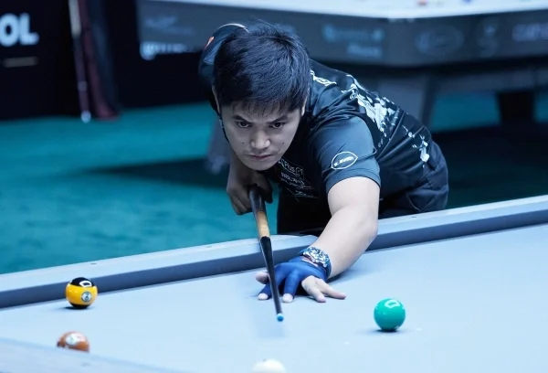 Cơ Thủ Philippines, Jeffrey Ignacio Trong Trận Thắng Aloysius Yapp Tại Vòng 1:16, Giải Pool 9 Bi Thế Giới Tại Thành Phố Jeddah, Arab Saudi Ngày 24:7:2025.