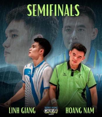 Lý Hoàng Nam (phải) Gặp Trịnh Linh Giang Ở Bán Kết đơn Nam Pickleball Ppa Tour Châu Á 2025 Chặng Hong Kong.