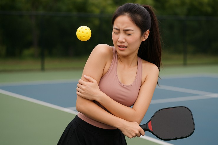 Những Nữ VĐv Mới Gia Nhập Pickleball Thường Không Có đủ Phản Xạ để Né Những Tình Huống Banger. Ảnh Minh Hoạ