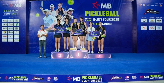 Nội Dung Đôi Nữ Pro (huy Chương Vàng- Connie Lee - Sophia Huỳnh Trần, Huy Chương Bạc- Pearl Amalsadiwala - Naomi Amalsadiwala, Huy Chương đồng- Mihea Kwon - Nicola Schoeman)