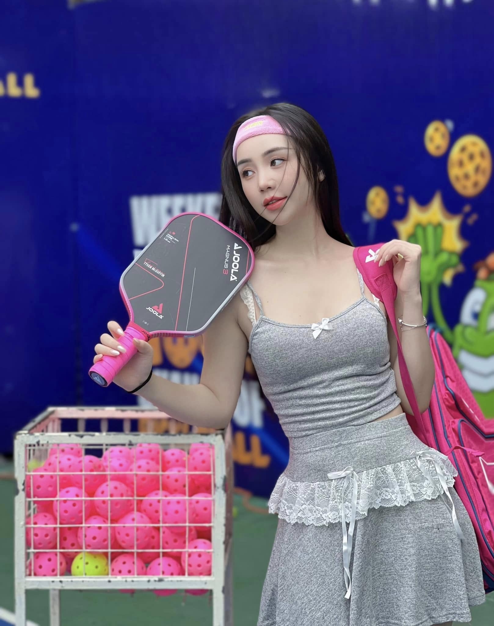 Quỳnh Kool Chăm Tập Pickleball 6