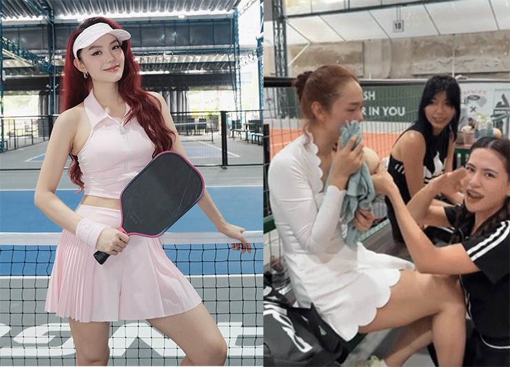 Minh Hằng Gặp Sự Cố Khi Bị đồng đội Vung Vợt Trúng Vào Mặt