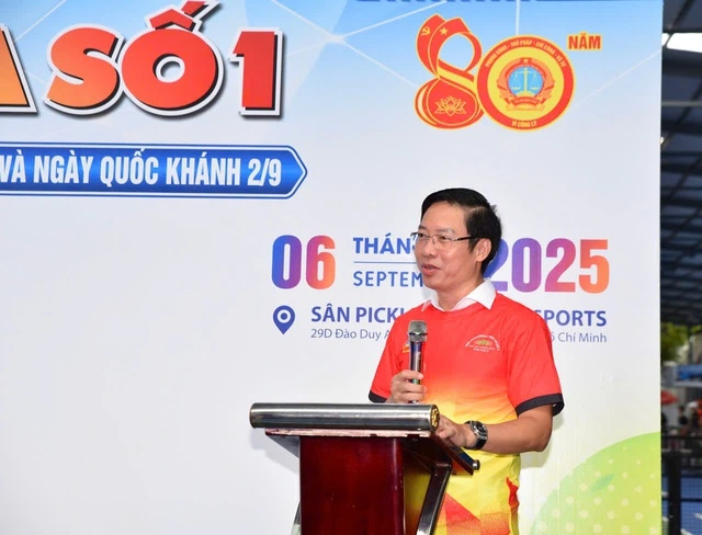 Phó Chánh Án Tand Tp.hcm Quách Hữu Thái Chia Sẻ Tại Giải Pickleball Cụm Thi đua Số 1 - Tand Tp.hcm Mở Rộng Năm 2025