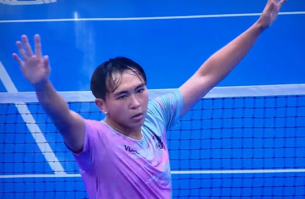 Phúc Huỳnh Ăn Mừng Chiến Thắng Chóng Vánh Lý Hoàng Nam Ở Chung Kết đơn Nam Giải Ppa Asia - Mb Vietnam Open 2025, Trưa 7:6