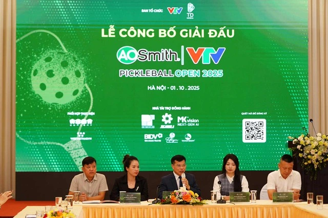 Ban Tổ Chức Công Bố Giải Vtv A.o.smith Pickleball Open 2025