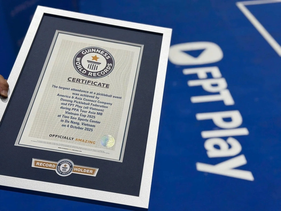 Chứng Nhận Kỷ Lục Guinness Của Giải