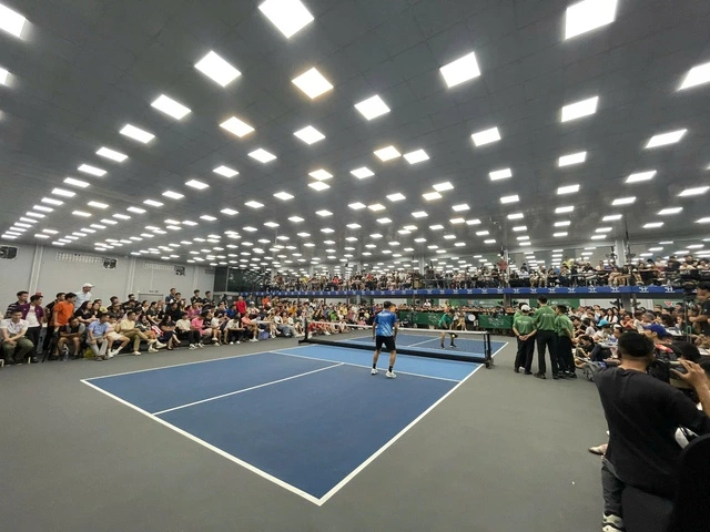 Đông đảo Người Hâm Mộ đến Sân Happyland Xem Các Trận đấu Ở Giải Vtv A.o. Smith Pickleball Open 2025