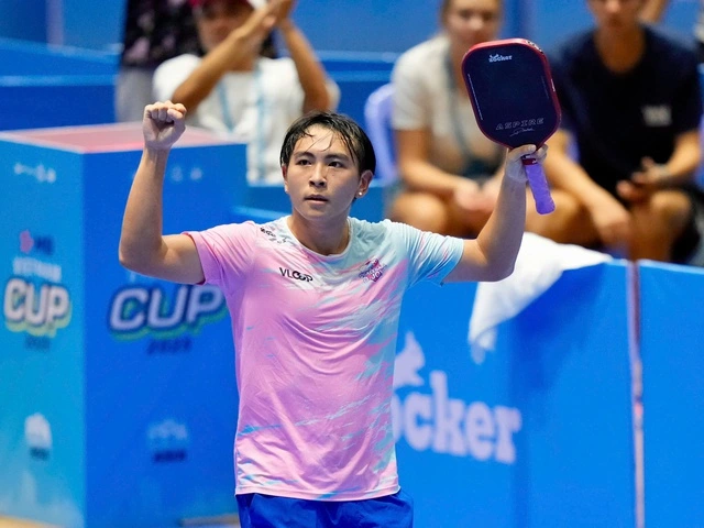 Phúc Huỳnh Giành Danh Hiệu Vô địch đơn Nam Giải Pickleball Quốc Tế Ppa Tour Asia Vietnam Cup 2025