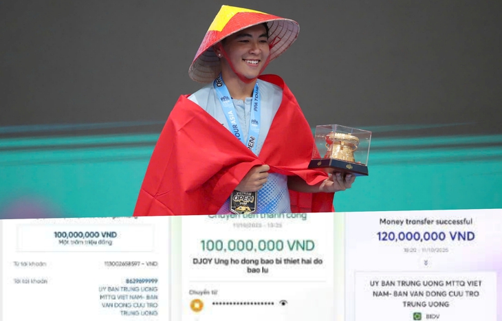 Phúc Huynh Kêu Gọi được 320 Triệu đồng Ủng Hộ đồng Bào