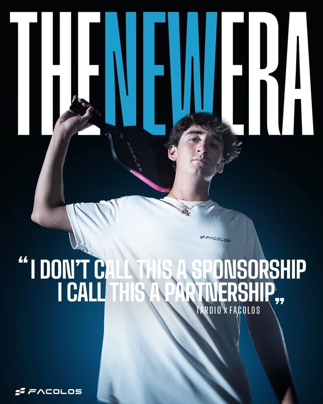 Tardio Sẽ Sử Dụng Dòng Vợt Pro Của Facolos Là Elitex