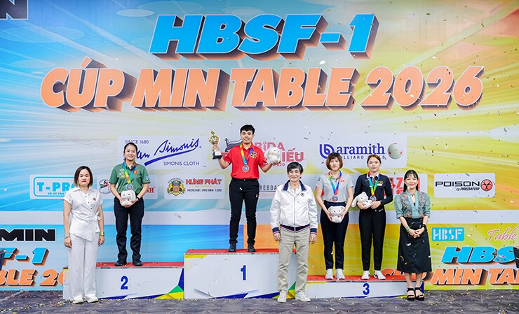 Cao Văn Hào Và Nguyễn Bích Trâm Lần Lượt Vô địch Pool Nam Và Carom 3 Băng Nữ 1