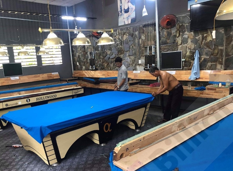 Dịch vụ bảo trì bàn bida định kỳ cho CLB trọn gói, giá tốt 6 Bảo trì bàn bida định kỳ cho CLB