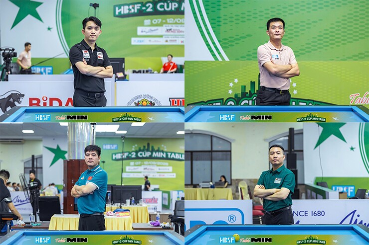 4 Cơ Thủ Vào Bán Kết Carom 3 Băng Nam