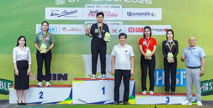 Nguyễn Thị Bích Trâm Vô địch Carom 3 Băng Nữ, Chạy đà Hoàn Hảo Cho World Championship
